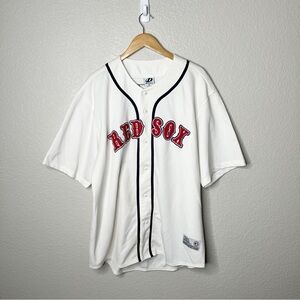 David Ortiz Red Sox Jersey Men’s XL White Baseball Jersey #34 MLB Boston Dynasty